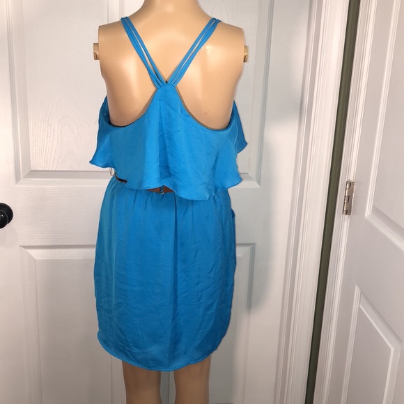 City Triangles Blue Dress. S - Picture 5 of 7